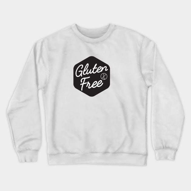 Gluten Free Hexagon T Shirt Crewneck Sweatshirt by glutenfreegear